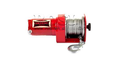 WINCH ELECTRIC 12 V DWM 2000 ST - 907 kg