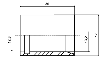 KLEMME FOR PTFE SLANGE SAE100 DN8 (5/16)