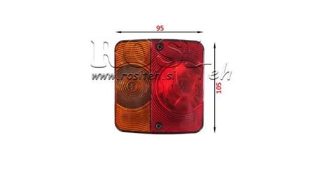 LEFT REAR SQUARE LIGHT 2 POSITION