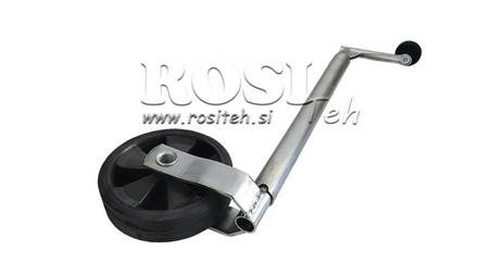 PICIOR DE SUPORT CU ROATĂ PENTRU REMORCI 35mm 75 kg