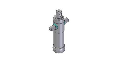 2020F -TELESCOPISK CYLINDER STANDARD/HUL 2 TRIN SLAG 455 DIAMETER 80