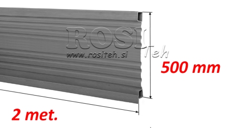 SITO DI RIMORCHIO RIBALTABILE 2 MET. - ALTEZZA 500 mm