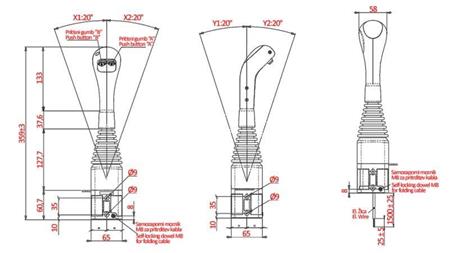 JOYSTICK NIMCO FOR WINCH BALL - 2x BUTTON