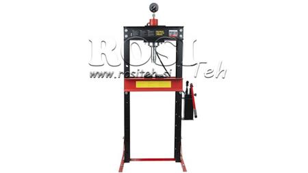 VERKSTED HYDRAULISK PRESSE FOR LAGER 30T - to-hastigheter