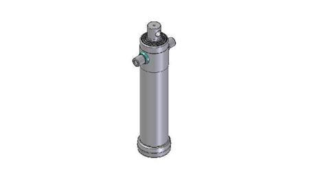 3049F -CILINDRU TELESCOPIC STANDARD/GAURĂ 4 ETAPE CURSĂ 1990 DIAMETRU 124