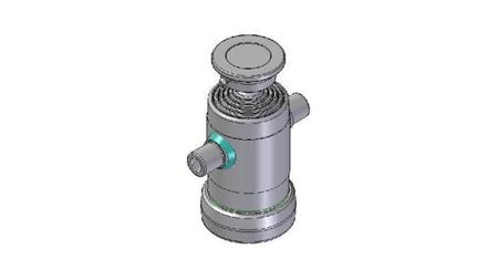 3050S -TELESCOPIC CYLINDER STANDARD/BALL 5 STAGES STROKE 690 DIAMETER 124