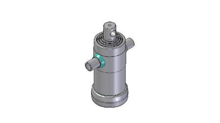 3062F -TELESCOPIC CYLINDER STANDARD/HOLE 4 STAGES STROKE 670 FI 112