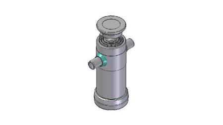 3063S -TELESCOPISK CYLINDER STANDARD/KUGLE 4 TRIN SLAG 790 DIAMETER 112