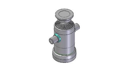 3098S -TELESCOPIC CYLINDER STANDARD/BALL 5 STAGES STROKE 765 DIAMETER 124