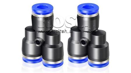 CONECTOR Y PNEUMATIC PLUG TPA FĂRĂ FILET QY-12