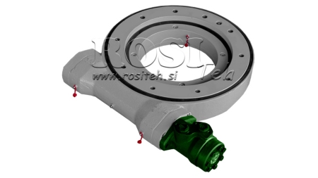 SÉRIE DE TRANSMISSION ROTATIVE À VIS SANS FIN WE HP WEA7-47-25H-R