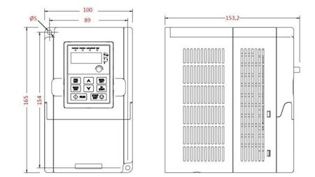 CONVERTISSEUR DE FRÉQUENCE - INVERSEUR 3Phases 1.5kW GD10-1R5G-4-B