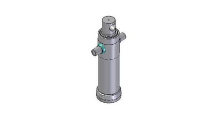4021F -TELESCOPIC CYLINDER STANDARD/HOLE 2 STAGES TRAVEL 595 DIAMETER 106