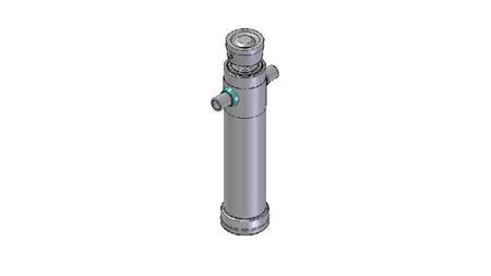 4025S -TELESCOPISK CYLINDER STANDARD/KUGLE 2 TRIN SLAG 895 DIAMETER 106