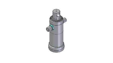 4031F -TELESCOPIC ZYLINDER STANDARD/LOCH 3 STUFEN HUB 743 DURCHMESSER 124