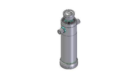 4036S -TELESCOPIC ZYLINDER STANDARD/KUGEL 3 STUFEN HUB 1273 DURCHMESSER 152