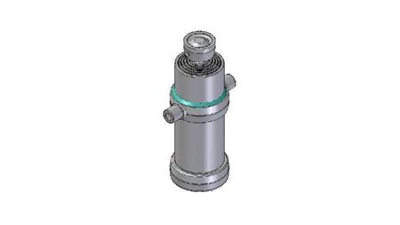 4050S -TELESCOPISK CYLINDER STANDARD/BALL 5 TRIN SLAG 1870 DIAMETER 170