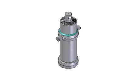 4051F -TELESCOPIC CYLINDER STANDARD/HOLE 5 STAGES STROKE 2120 FI 170