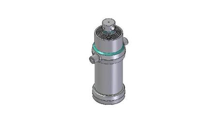 4053F -TELESCOPIC CYLINDER STANDARD/HOLE 5 STAGES TRAVEL 2450 FI 190