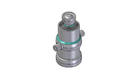 4071S -TELESCOPIC CYLINDER STANDARD/BALL 4 STAGES STROKE 970 DIAMETER 170