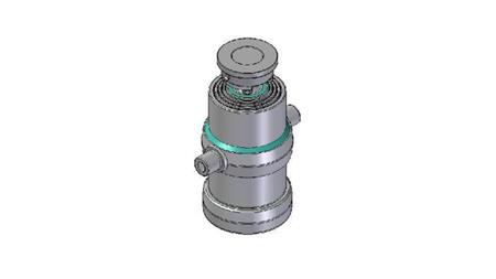 4080S -TELESCOPIC CYLINDER STANDARD/BALL 4 STAGES STROKE 1010 DIAMETER 190