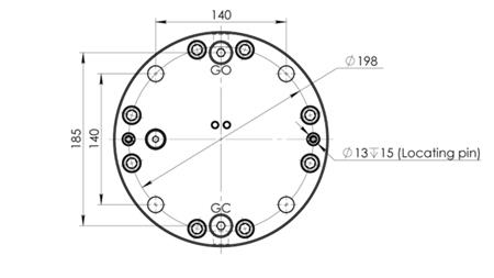 ROTATOR HIDRAULIC CPR5-01 10000/5000 KG