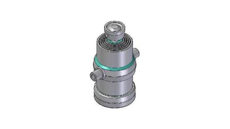 5005S -TELESCOPIC CYLINDER STANDARD/BALL 5 STAGES STROKE 1275 DIAMETER 190