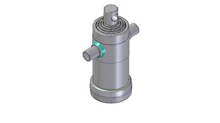 5021F -TELESCOPIC CYLINDER STANDARD/HOLE 5 STAGES TRAVEL 830 DIAMETER 112