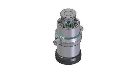 5032S -TELESCOPISK CYLINDER STANDARD/BOLD 5 TRIN SLAG 1450 DIAMETER 215