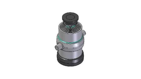 6052S -TELESCOPIC CYLINDER STANDARD/BALL 6 STAGES STROKE 1775 DIAMETER 215