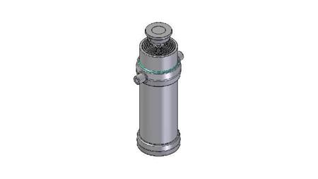 6056S -TELESCOPIC CYLINDER STANDARD/BALL 6 STAGES STROKE 3265 DIAMETER 215