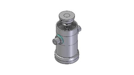6064S -CYLINDRE TÉLESCOPIQUE STANDARD/BALLE 6 ÉTAPES DÉPLACEMENT 2100 DIAMÈTRE 240