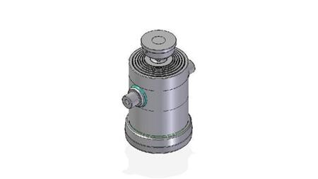 6083S -TELESCOPIC CYLINDER STANDARD/BALL 6 STAGES STROKE 1780 DIAMETER 300