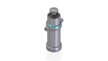 7011S -TELESCOPIC CYLINDER STANDARD/BALL 7 STAGES TRAVEL 2970 DIAMETER 170