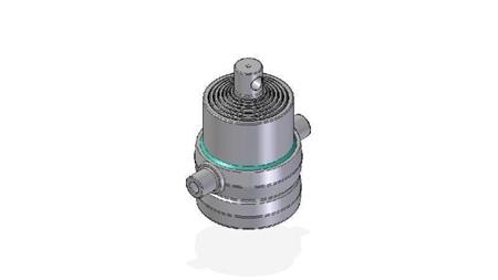 7015F -TELESCOPIC CYLINDER STANDARD/HOLE 7 STAGES STROKE 1135 FI 190