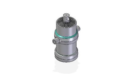 7019F -CILINDRU TELESCOPIC STANDARD/GAURĂ 7 ETAPE CUSCĂ 2045 DIAMETRU 190