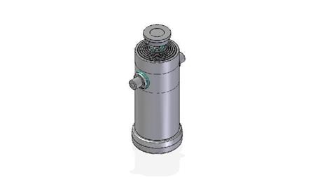 7037S -TELESCOPIC CYLINDER STANDARD/BALL 7 STAGES TRAVEL 3322 DIAMETER 240
