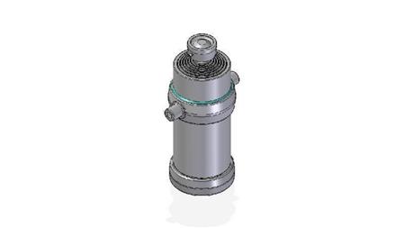 7054S -TELESCOPISK SYLINDER STANDARD/KULE 7 TRINN SLAG 2905 DIAMETER 215
