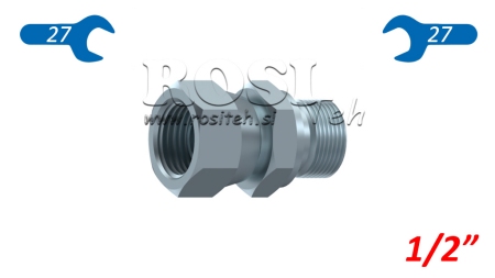 NUT CU ÎNCHIDERE HIDRAULICĂ DUBLĂ 1/2