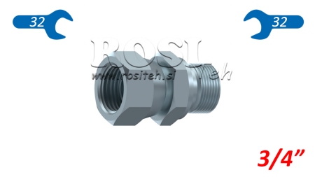 NUT CU ÎNCHIDERE HIDRAULICĂ DUBLĂ 3/4