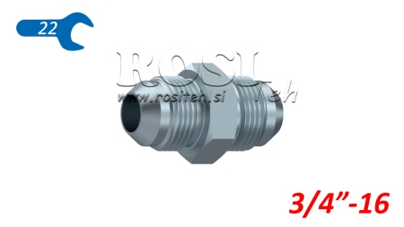 VANĂ HIDRAULICĂ DUALĂ JIC74° 3/4”-16 3/4”-16