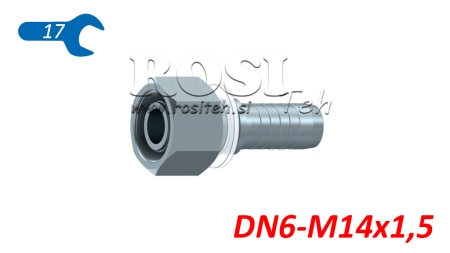 CONEXIUNE HIDRAULICĂ DKOS 6 CU FEMEIE DN6-M14X1,5