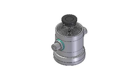 9029S -TELESCOPIC CYLINDER STANDARD/BALL 9 STAGES TRAVEL 1897 DIAMETER 270