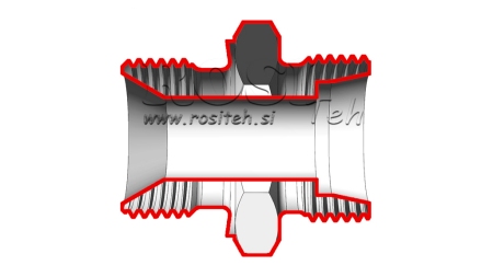 VANĂ HIDRAULICĂ DUALĂ AS6-BSP1/4