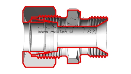 VANĂ HIDRAULICĂ DUALĂ CU NUT AS16-BSP3/8
