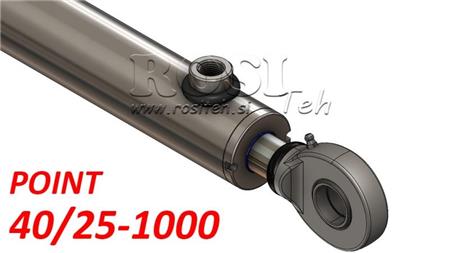 punto cilindro idraulico 40/25-1000