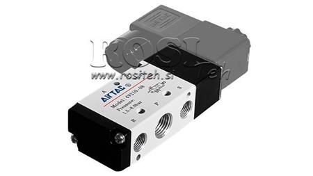 VALVĂ ELECTRICĂ PNEUMATICĂ 5/2 MONOSTABILĂ 1/4 PRT-0552-BCV