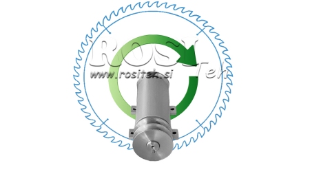 AX PENTRU CIRCULAR DIN FONTĂ 300MM (FILET DREPT)