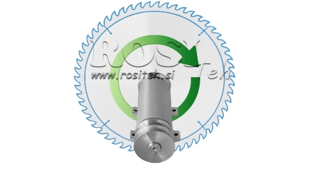AX PENTRU CIRCULAR DIN FONTĂ 300MM (FILET DREPT)
