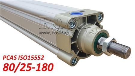 CILINDRU PNEUMATIC PCAS 80/25-180 BE ISO15552